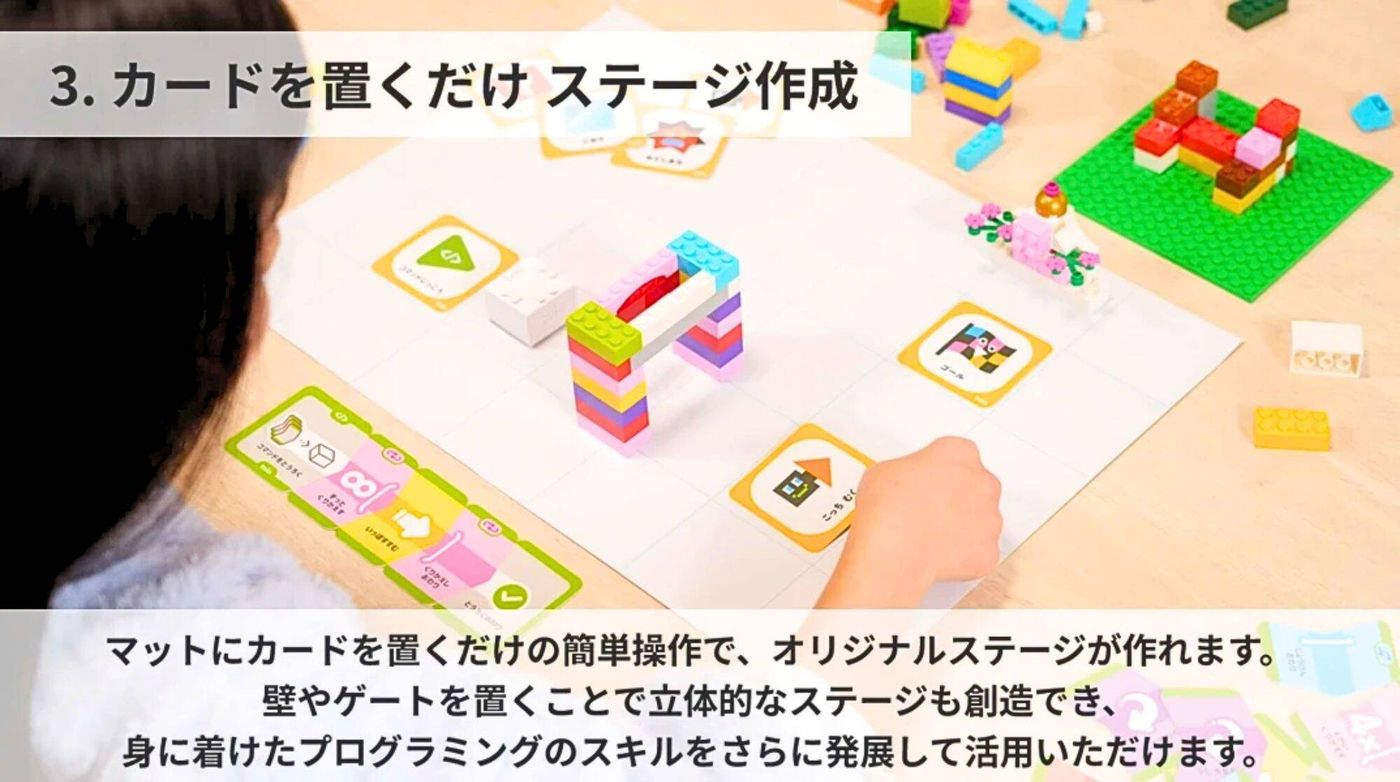 カードを置くだけで作成できるトイオ・プレイグラウンド コマンドのステージ
