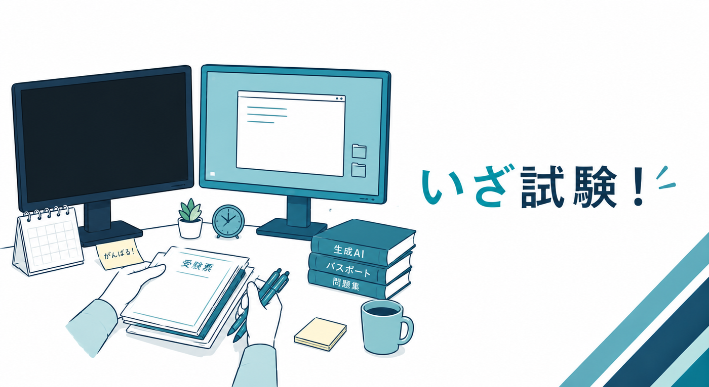 生成AIパスポートの試験当日の体験談