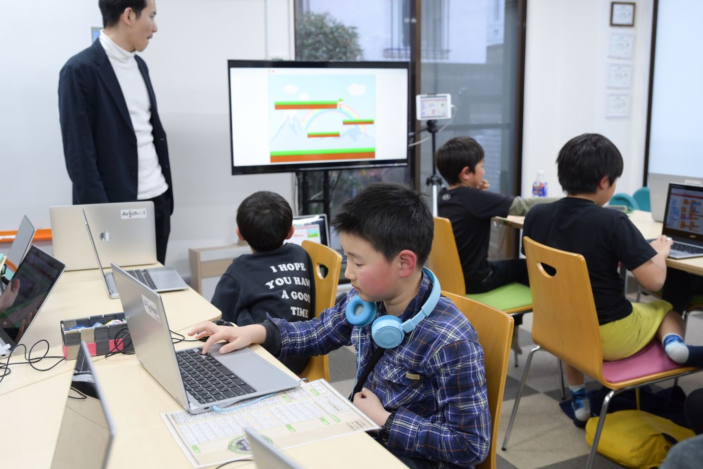 プログラミングスクール　小学生　1年生　自由が丘