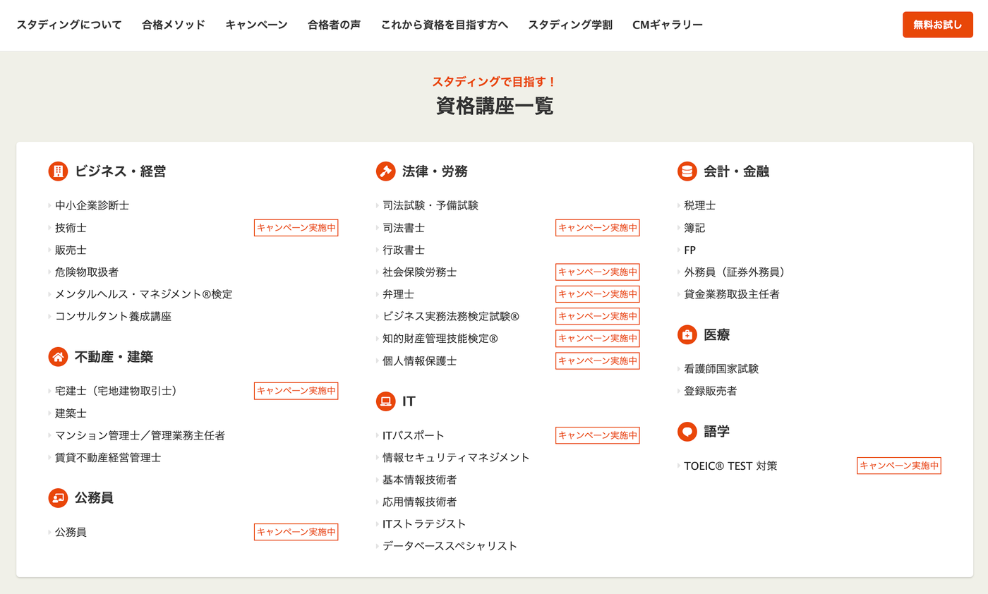 スタディング