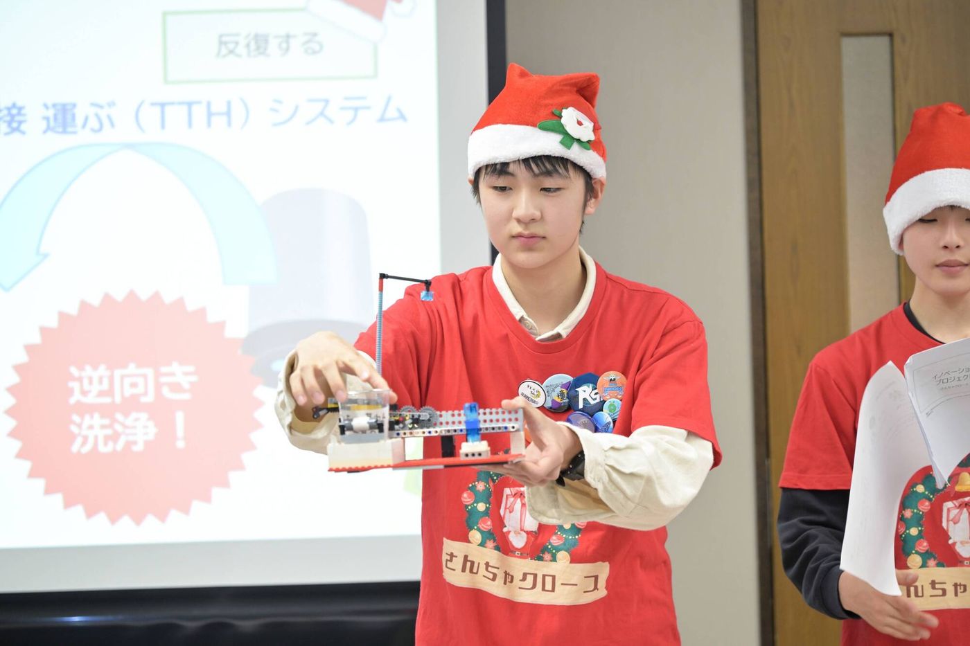 一生懸命に、本当に一生懸命に語り続けていました。がんばったね！