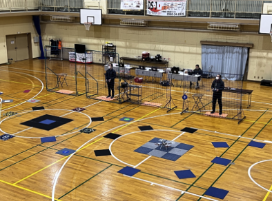 DSAなごのキャンパス（ドローンスクール愛知）の屋内飛行練習場