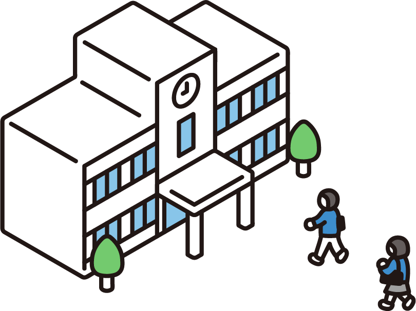 中学入学の画像