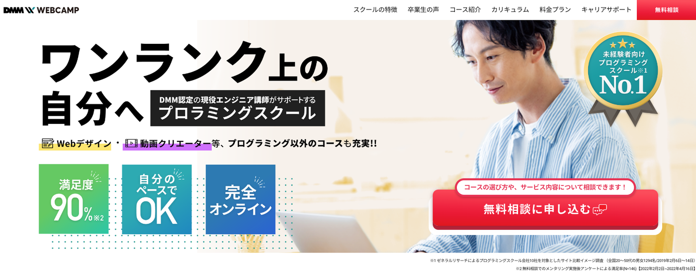 SHIFT TERAS CAMPUS(旧:DMM WEBCAMP)　学習コース