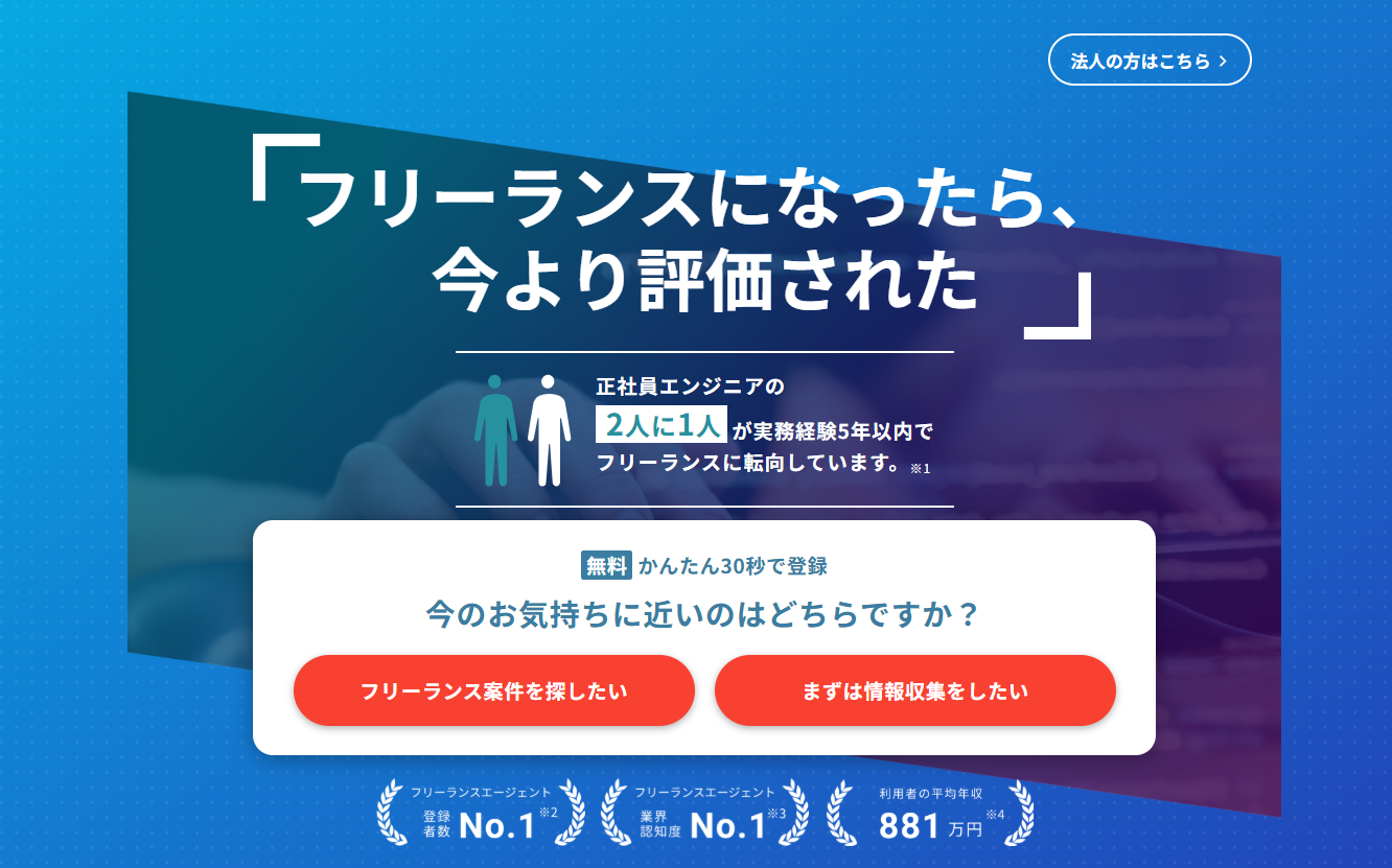レバテックフリーランス
