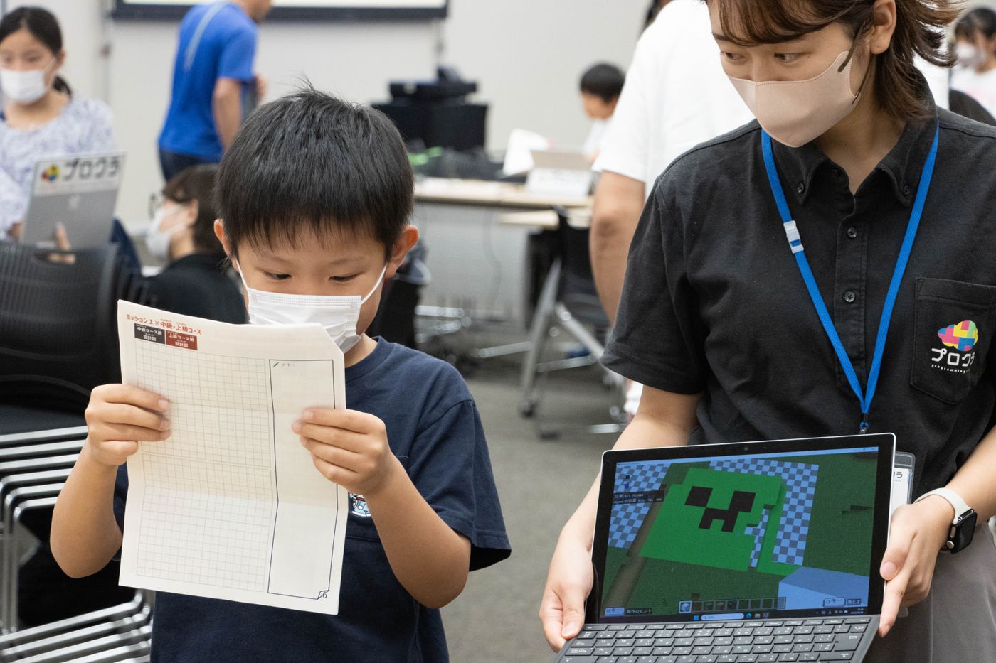 プログラミングスクール　大阪　マイクラ　小学生