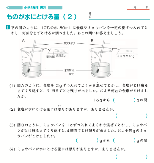 理科嫌い　小学生