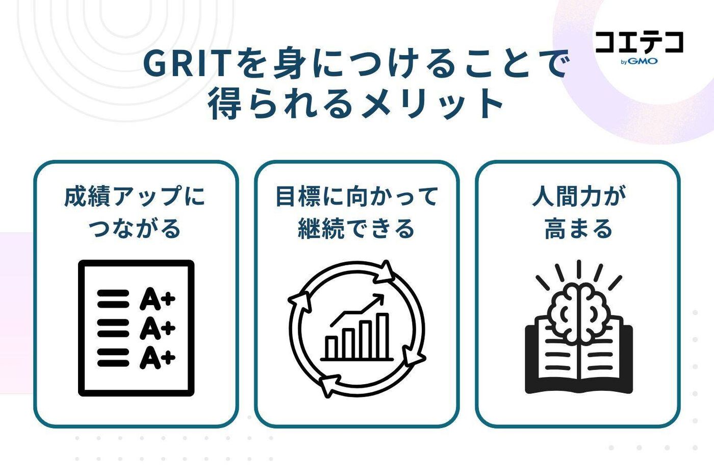 GRITを身につけるメリットとは？