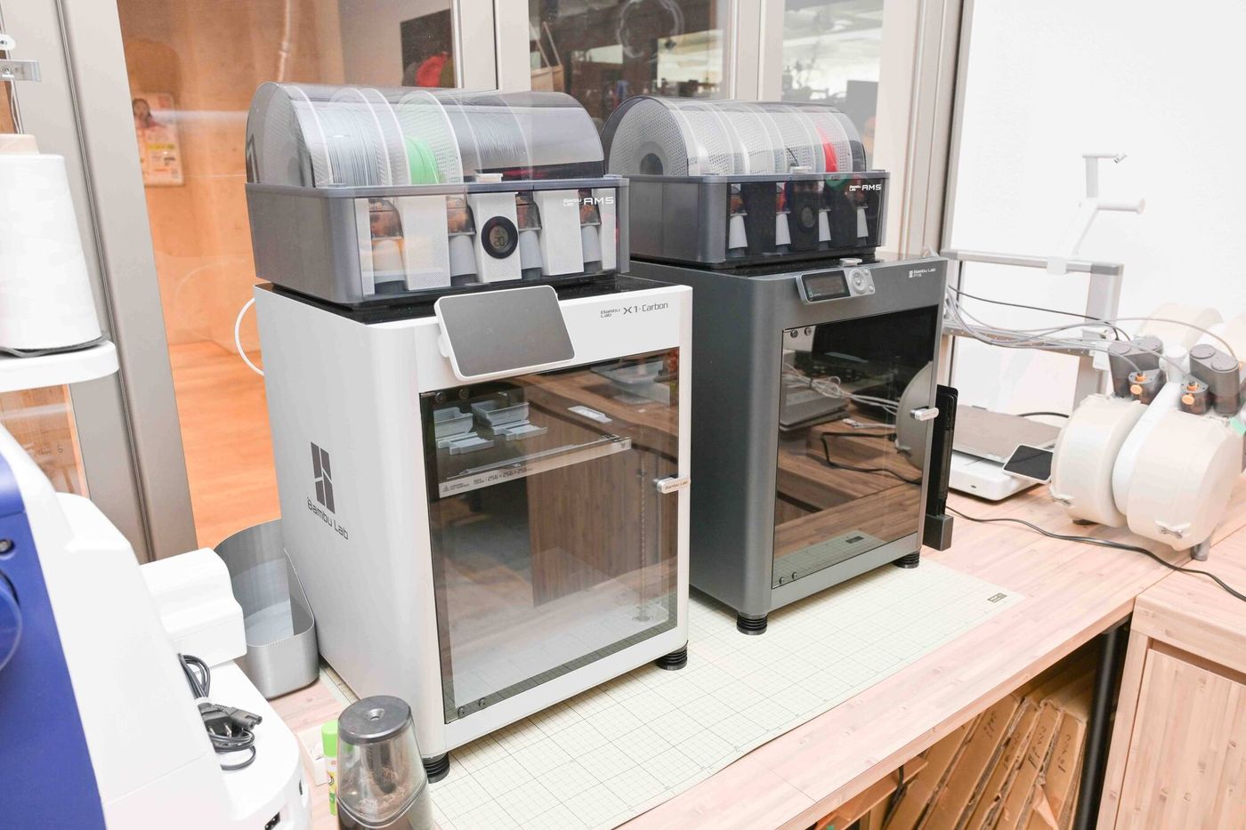 リトルホッパー（デジタルモノづくり）教室に設置された3Dプリンター