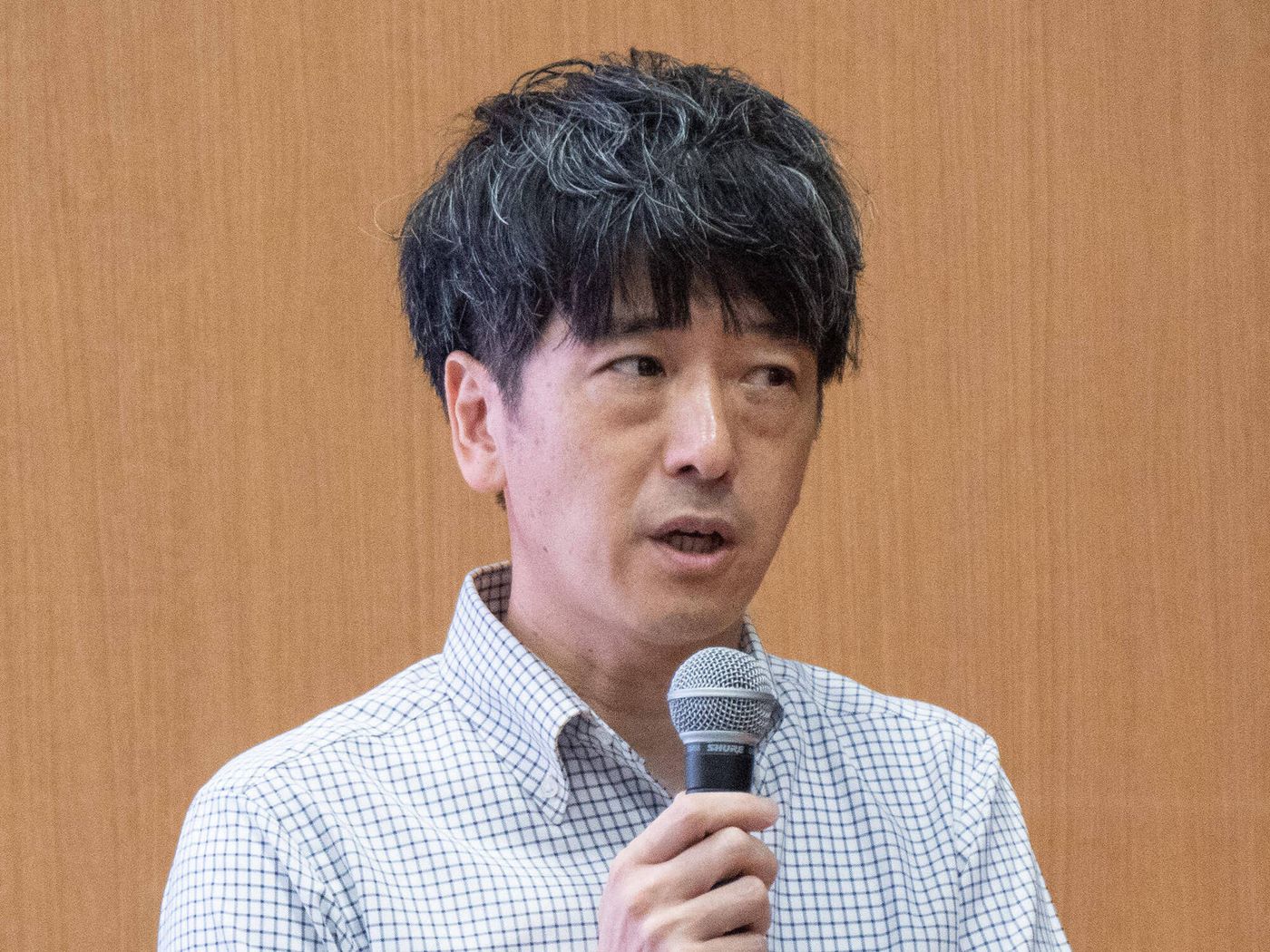 国際ドローン展で講演する国土交通省航空局安全部無人航空機安全課 課長江口真氏