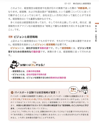 『いちばんやさしいITパスポート 絶対合格の教科書+出る順問題集』の問題例