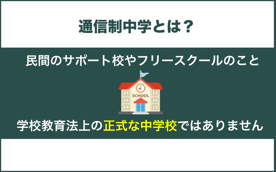 通信制中学とは？民間のサポート校やフリースクールのこと