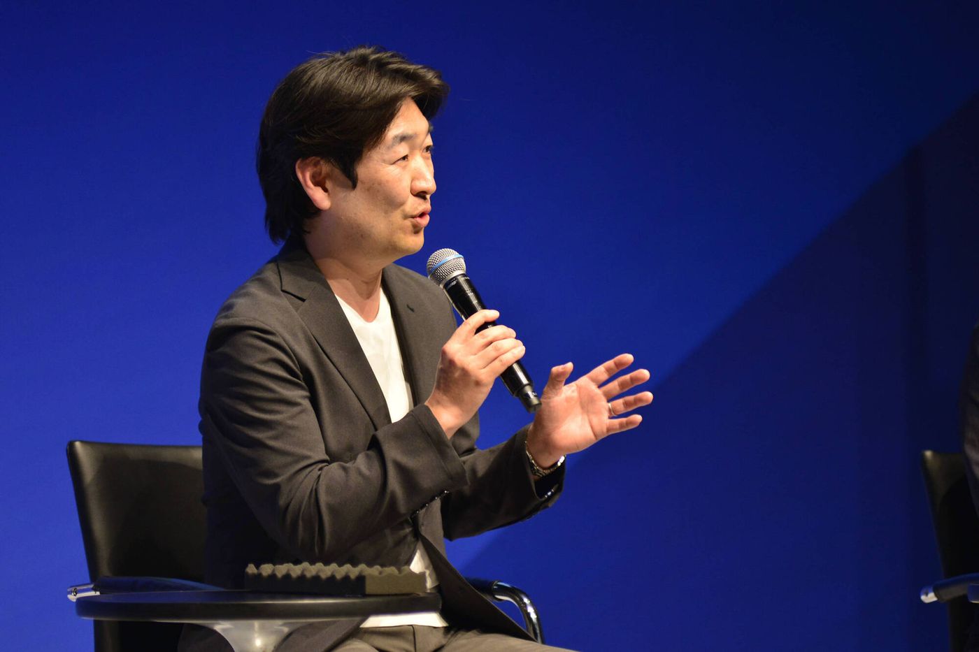 保木氏（ジャパン・インフラ・ウェイマーク）がKSDCONNECTに登壇した様子