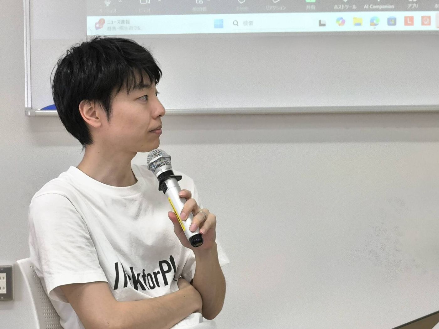 ビスケットカンファレンス2025原田博士との対談で語る寺本市の写真