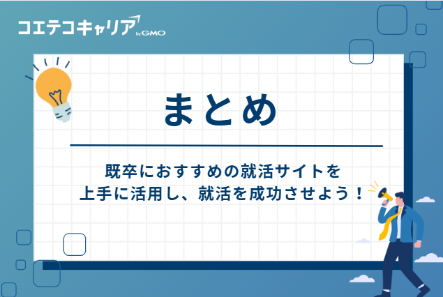 既卒におすすめの就活サイトを上手に活用し、就活を成功させよう！