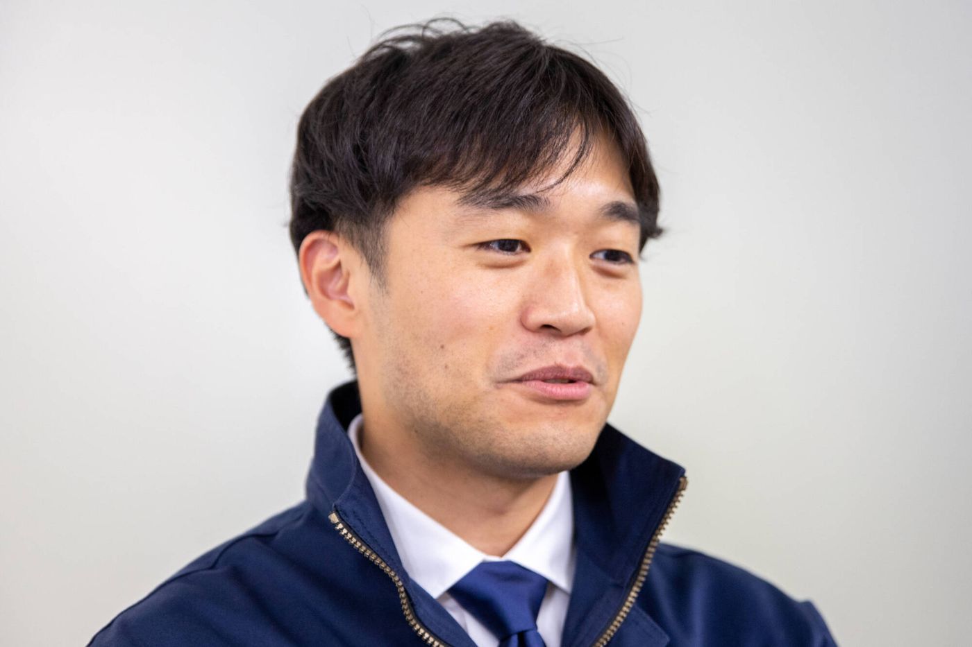 インタビューに答えるERI Roboticsの藤本氏
