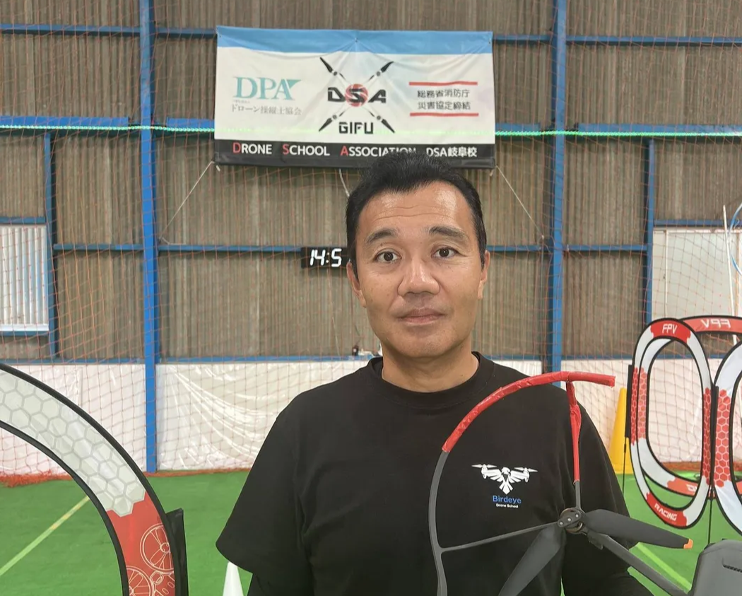 ドローンスクールDSA岐阜校の松井代表