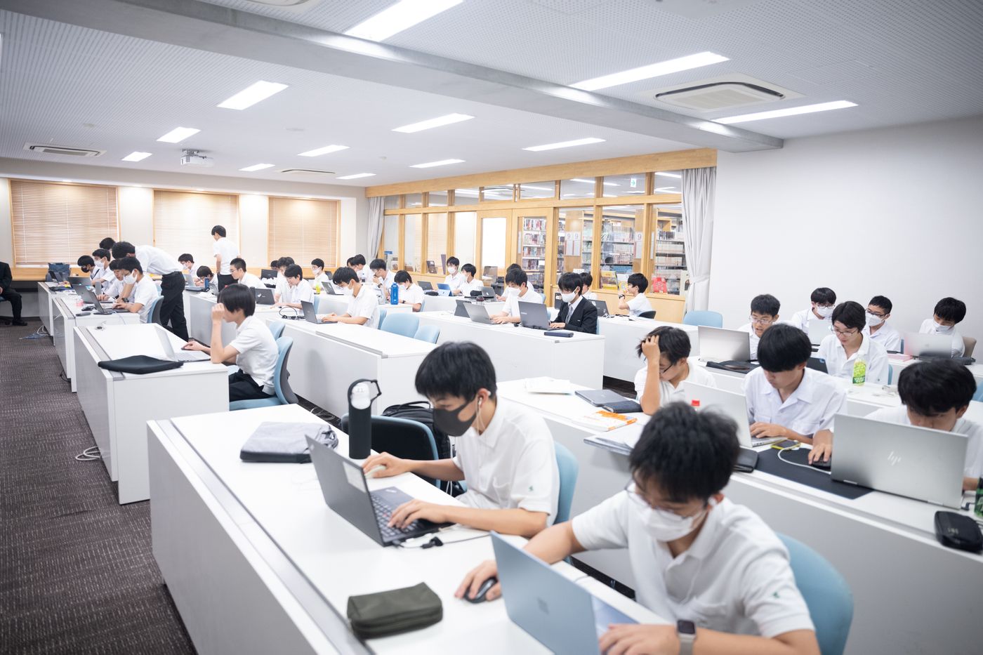 聖光学院　情報　授業　様子
