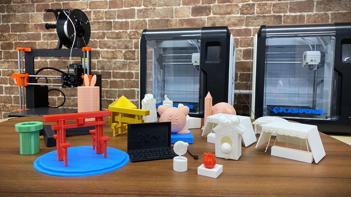 3Dプリンターを使用した制作物たち