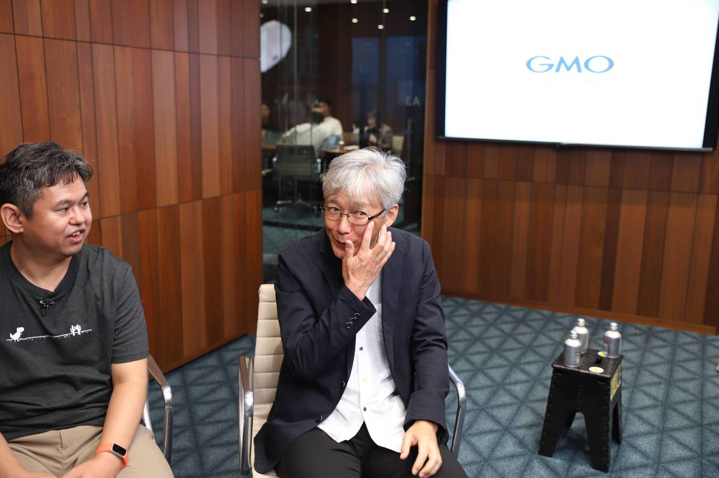IT人材育成について語る及川氏と田中氏の写真