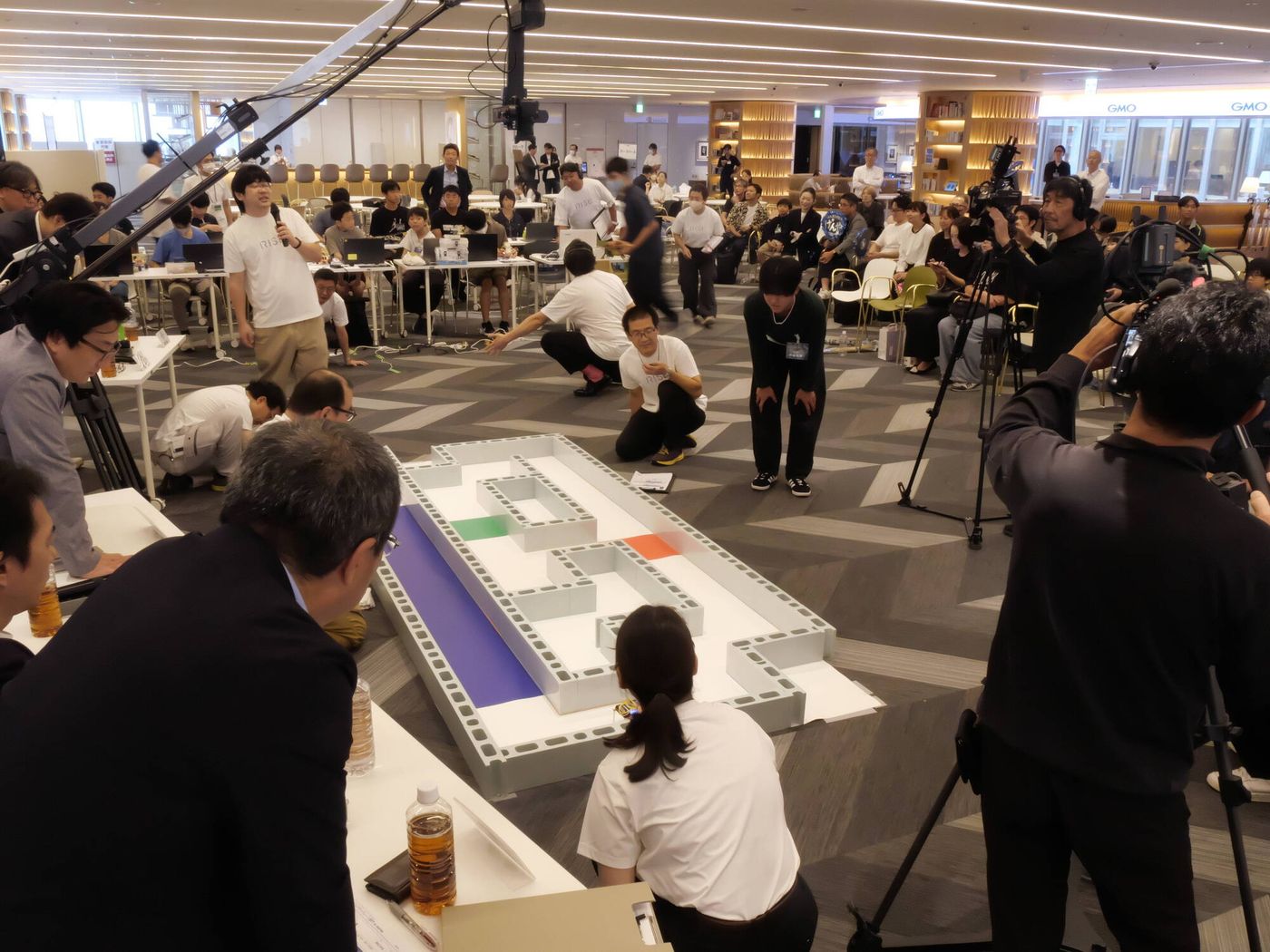 クリエイティブロボティクスコンテスト2026のタイムアタックの様子