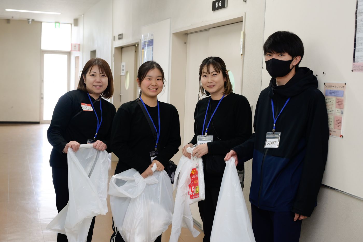 若きボランティアもたくさんいます！