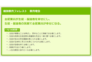 個別指導フォレス卜教育理念
