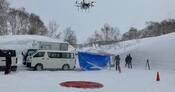 ソフトバンク、雪山でドローン実証　遭難者捜索に活用 - 日本経済新聞