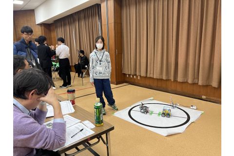 ロボカップジュニア競技会参加の様子