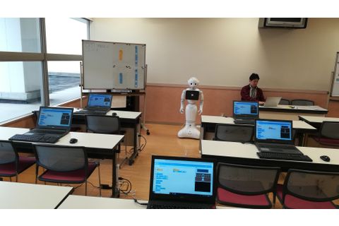 教室風景と講師
