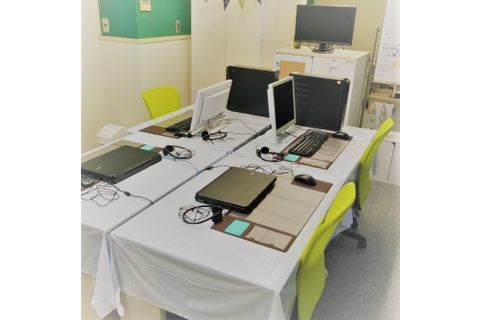 少人数のアットホームな教室