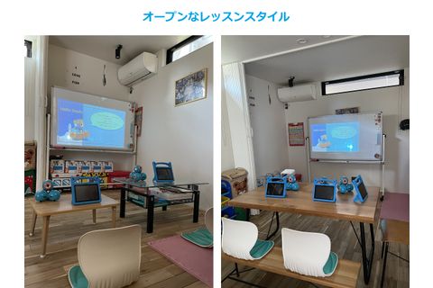 オープンなレッスンスタイルで、圧迫感なく楽しくレッセンを受けられます。