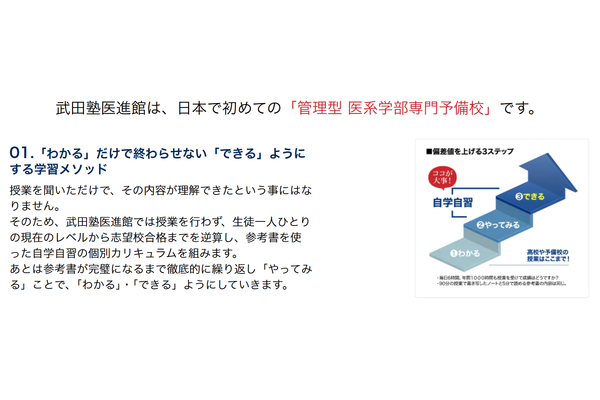 武田塾医進館偏差値を上げる3ステップ