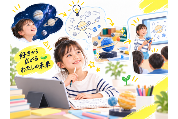 子どもの「好き」が、考える力と伝える力に変わる。