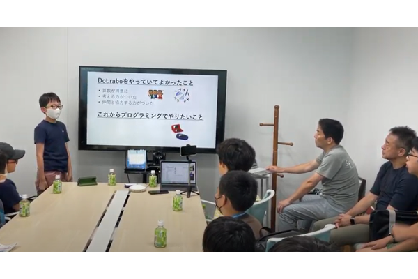 ロボットプログラミングが終わるとPythonクラスの受講に