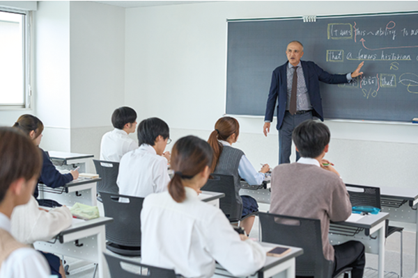駿台予備学校の授業の様子