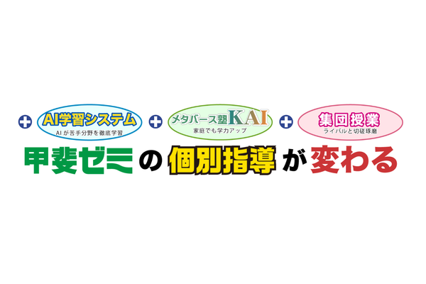 甲斐ゼミナールの個別指導の特徴