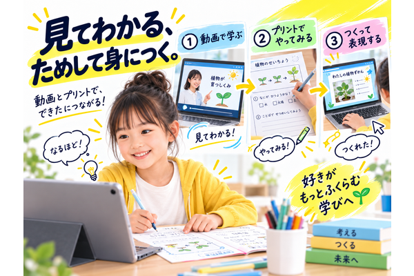 見て、動かして、つくって学ぶ。実践型の教材