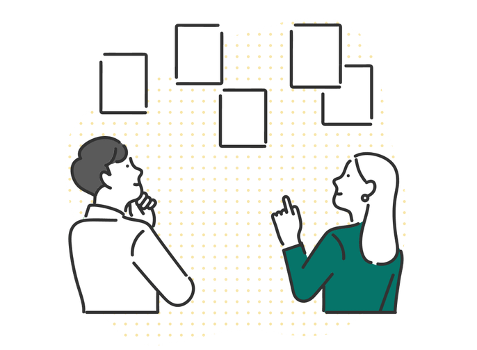 不正評価の禁止のイラスト